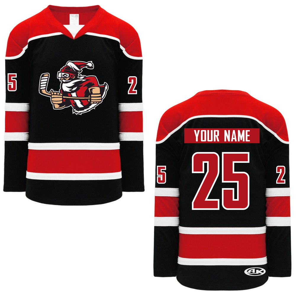 santa hockey jersey