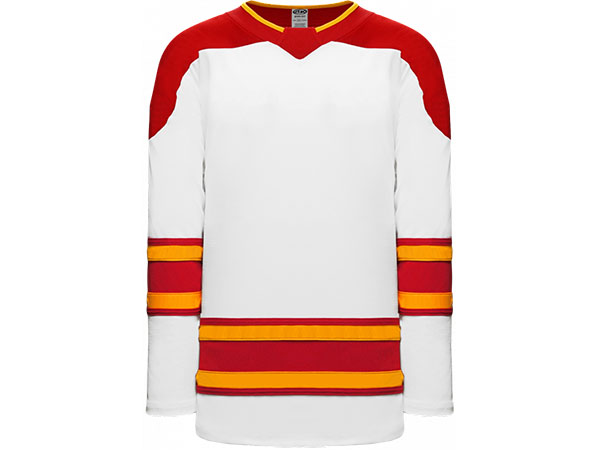 Athletic Knit CAL894B Calgary Flames Reverse Retro Jersey